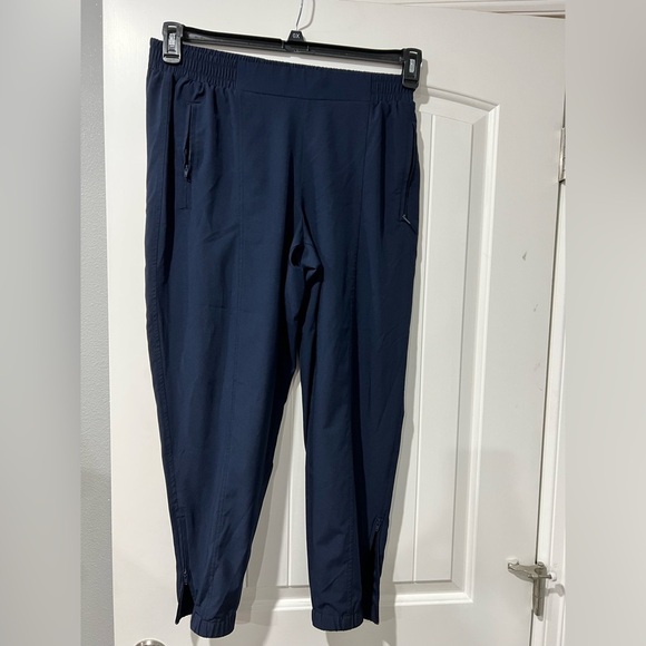 Women’s navy blue Old Navy active track athletic pants joggers L large - Picture 1 of 8